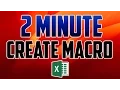 Excel 2016 How to Create Macros