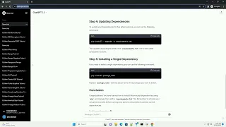 python script install dependencies