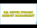 SQL Server Dynamic Memory management 2 Solutions