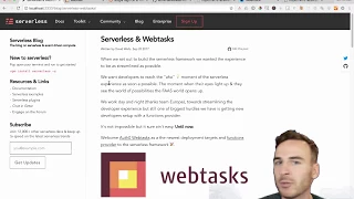 Getting started with Webtasks Serverless
