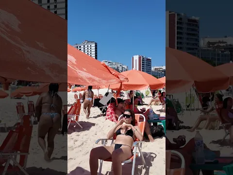 🇧🇷 Fantastic Summer Vibe At Leblon Beach Brazil
