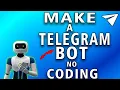 How To Make a Telegram Bot Without Coding simple