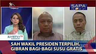 Download Sah! Wakil Presiden Terpilih, Gibran Bagi-bagi Susu Gratis MP3