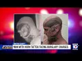 Florida man with horn tattoo on head facing burglary charges