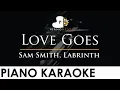 Sam Smith, Labrinth - Love Goes - Piano Karaoke Instrumental Cover with Lyrics