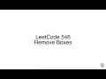LeetCode 546 Remove Boxes
