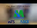 WTS Mississippi STEM Activity Foil Boat