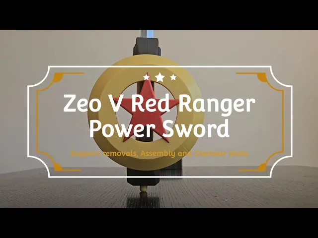 Zeo V Red Ranger Power Sword video thumbnail