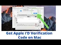 where do i enter apple id verification code on mac