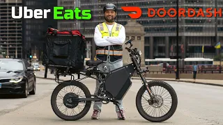 City Biking Adventures Uber Eats and DoorDash in Chicago