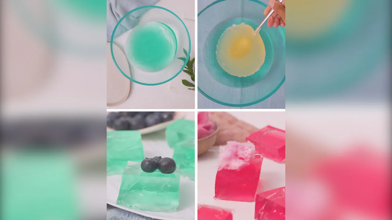 3-Ingredient Jelly Bites Served 2 Ways