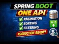 Spring Boot Pagination Sorting Filtering Build Production-Ready REST API