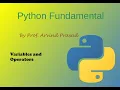 Python Variables and Operators