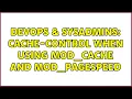 DevOps SysAdmins cache-control when using mod - cache and mod