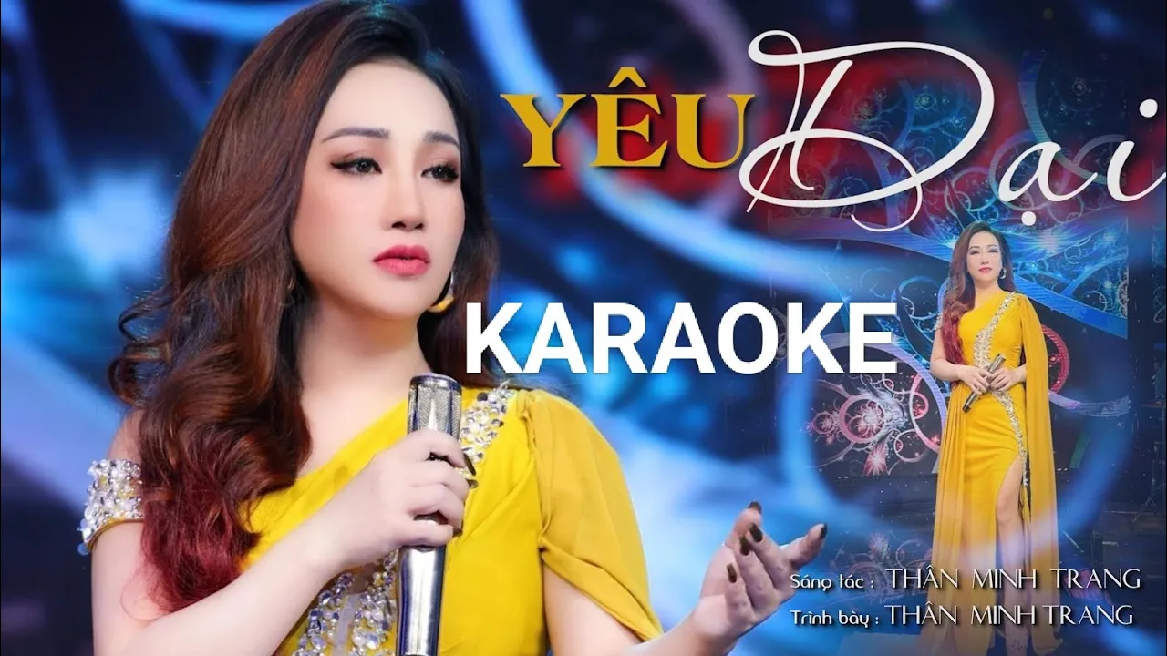 [KARAOKE] Yêu Dại (Tone Nữ) - Thân Minh Trang| BEAT GỐC