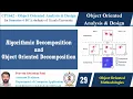LECTURE 29 OOAD ALGORITHMIC DECOMPOSITION AND OBJECT ORIENTED DECOMPOSITION - BCA SEM 6