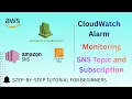 AWS CloudWatch for Beginners Monitor EC2 Create Alarms Email Alerts SNS