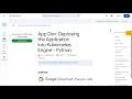 App Dev Deploying the Application into Kubernetes Engine - Python GSP188