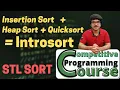 Inbuilt Sort in C STL Tutorial Introsort Competitive Programming Course EP 33