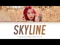 Lee Chaeyeon (IZ*ONE) - SKYLINE (cover) (이채연 (아이즈원) SKYLINE) (Color Coded Lyrics Han/Rom/Eng/가사)