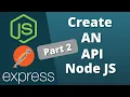 API endpoints part 2 express js postman node js