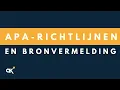 Download Lagu APA richtlijnen en bronvermelding