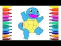 Pokemon Coloring Pages Squirtle and Friends Coloring For Kids