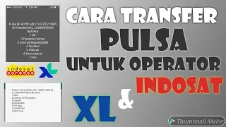 cara transfer pulsa indosat TERMUDAH. 