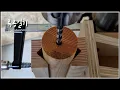 precise axial drilling jig for long wood woodworking