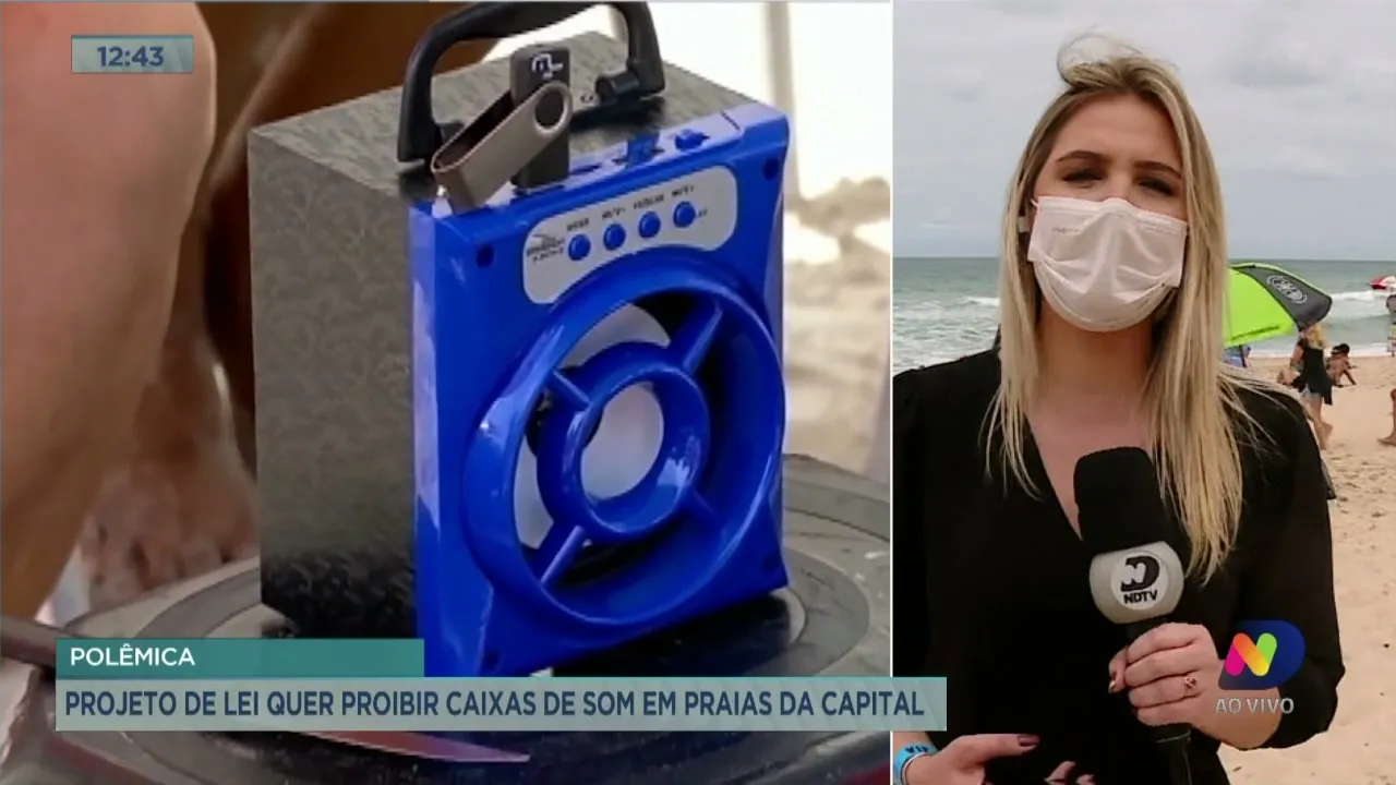 Projeto de lei quer proibir caixas de som em praias de Florianópolis