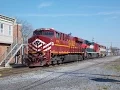 Incredible 3-engine lash-up Lehigh Valley heritage Ferromex and BCOL