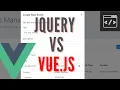 jQuery vs Vue js Replacing jquery with vue js tutorial and Bootstrap