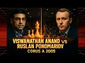Lagu Viswanathan Anand vs Ruslan Ponomariov | Corus A 2005 | Anand’s Positional Masterclass