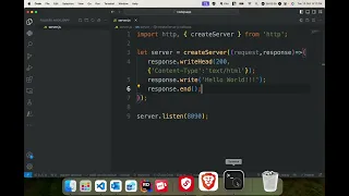 Using Node js http module for creating Web Server
