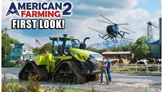 FIRST GAMEPLAY OF AMERICAN FARMING 2! (FREE TO PLAY)