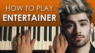 Download HOW TO PLAY - Zayn - Entertainer (Piano Tutorial Lesson) MP3