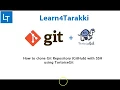 How to clone Git Repository GitHub with SSH using TortoiseGit
