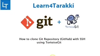 How to clone Git Repository GitHub with SSH using TortoiseGit