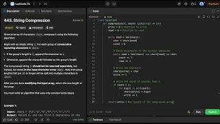 Leetcode 75 - String Compression