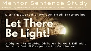 Imagery Writing Revising w Mentor Sentences from Inside Out Back Again Curriculum Flip Through