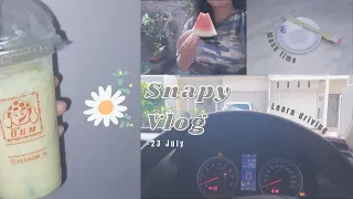 Download [snapy vlog] 🌼 | learn driving, nail art, mask time, study for test, chinese test MP3