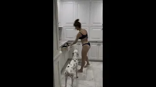 Amanda Cerny s Ass in A Thong