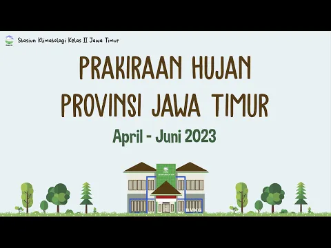 Download MP3 Prakiraan Hujan Provinsi Jawa Timur Bulan April - Juni 2023