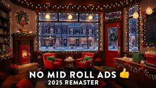 A Christmas Cafe Ambience With Christmas Jazz Music Crackling Fire 2025 Remaster 