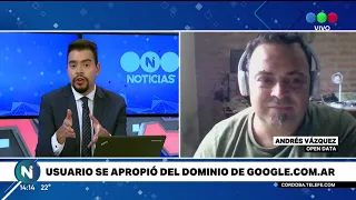 un argentino due o del dominio de google por unas horas