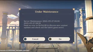 Genshin lmpact 4 1 Server Under Maintenance ll Terugu-go ll GenshinImpact