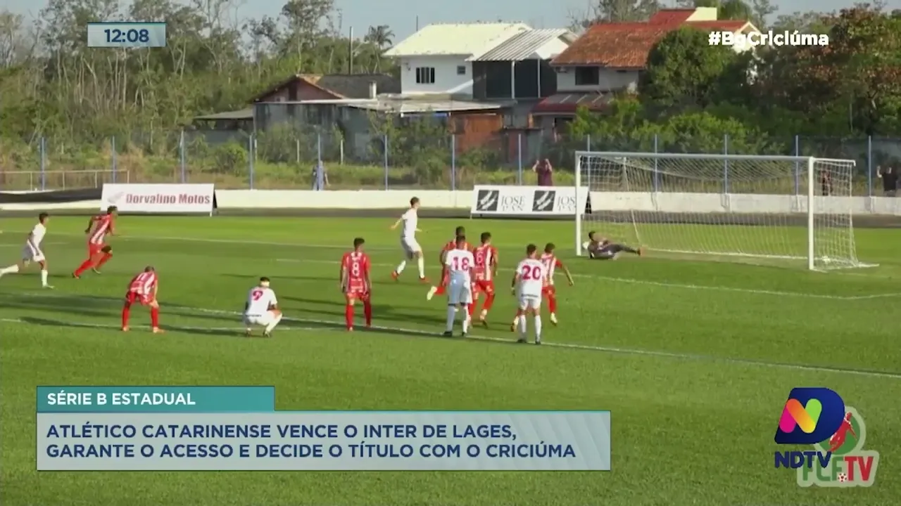 Atlético Catarinense vence o Inter de Lages, garante o acesso e decide Série B com o Criciúma