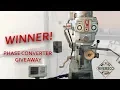 Static Phase Converter Install and Running the Mill