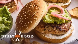Guacamole Chicken Burgers Get Gaby Dalkin s Recipe