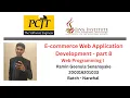 Program homepage including session management and product listing - Web Programming 1